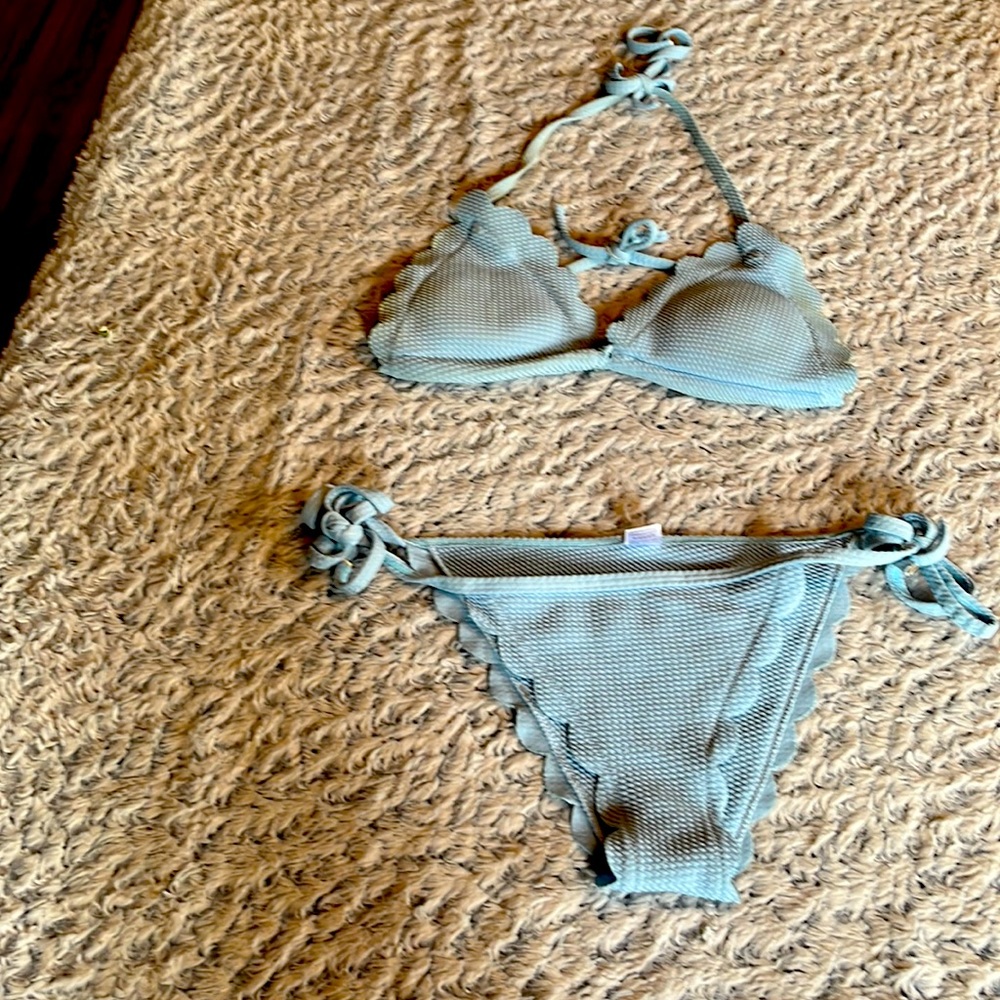Baby blue bikini
